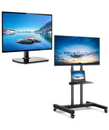 Tabletop Tv Stand For 27-60 Inch Tvs And Mobile Tv Stand For 32-75 Inch ... - $161.99