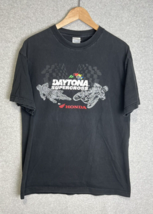 Daytona Supercross Honda Racing T-Shirt Alstyle Black Faded Mens Large C... - $22.47