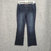 Vintage Bisou Bisou Womans Jeans Size 8 Dark Blue Michele Bohbot Bootcut - $13.64