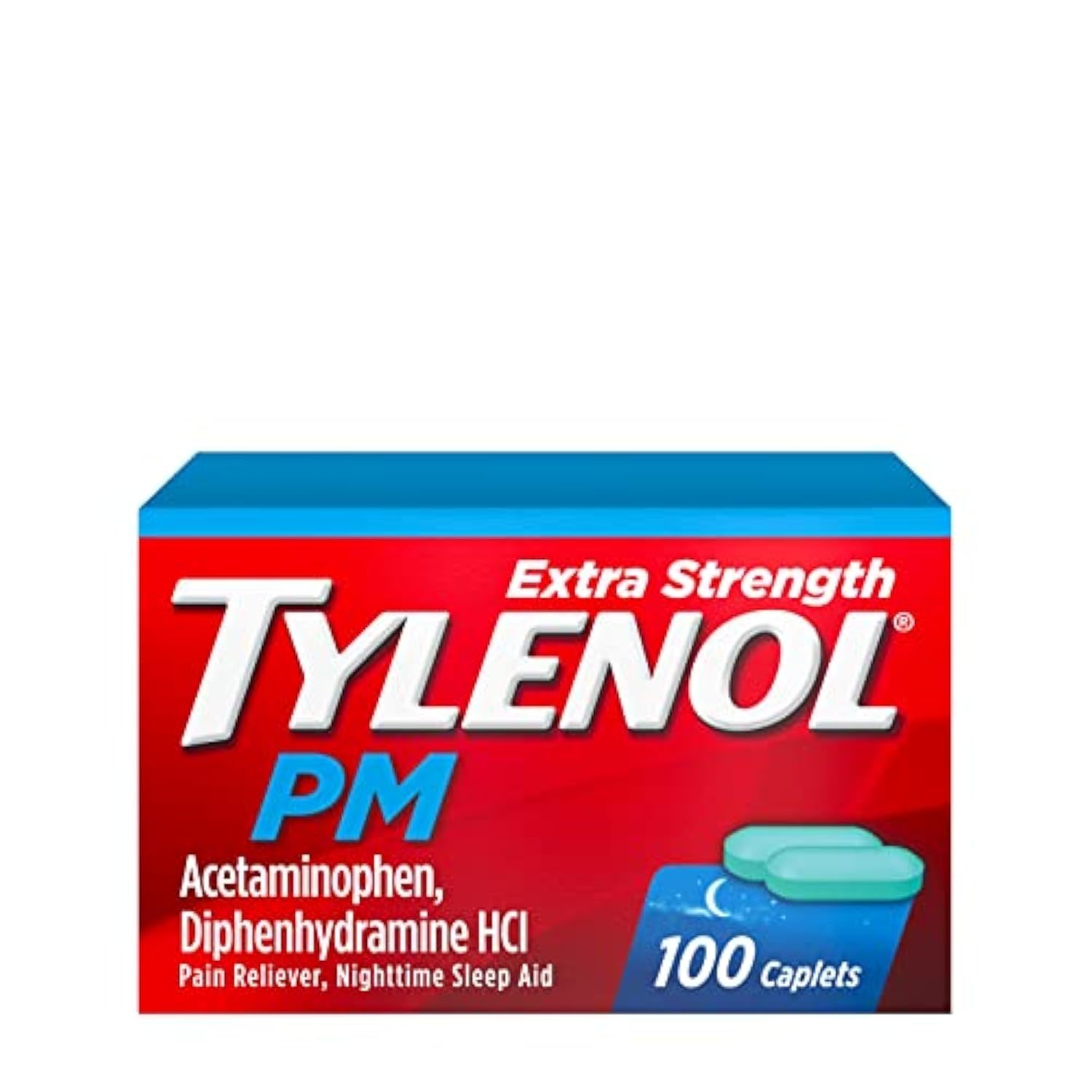 Tylenol PM Extra Strength Nighttime Pain Reliever & Sleep Aid Caplets, 500 mg Ac