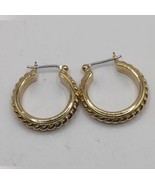 Vintage Napier Goldtone Hoop Earrings - $47.86 CAD