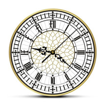 Big Ben Clock Contemporary Modern Wall Clock Retro Silent Non Ticking Clock - £29.03 GBP