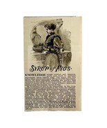 Syrup Of Figs Digestive Medicine 1894 Advertisement Victorian Laxative 7... - $19.99