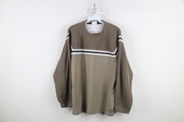 Vtg 90s Y2K Streetwear Mens Large Striped Ribbed Knit Heavy Long Sleeve ... - $49.45