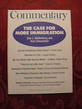 COMMENTARY April 1990 Ben J. Wattenberg Daniel Pipes Norman Mailer Carol Iannone - £6.90 GBP