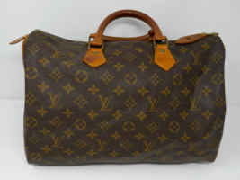 Louis Vuitton Vintage Monogram Canvas Speedy 35 Bag Handbag - $479.99