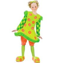 Fun World Lolli the Clown Child&#39;s Halloween Costume - Medium (8-10) Multicolor - £18.65 GBP