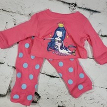 Barara King Doll Pajamas Mermaid Pink 2 Piece for 18&quot; Doll - $9.89