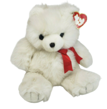 16&quot; Vintage 1994 Ty Sugar White Teddy Bear Stuffed Animal Plush Toy Lovey Tag - £29.01 GBP