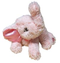 Garanimals Posed Lying On It&#39;s Side Pink Elephant 11&quot; Plush Stuffed Animal - $15.85
