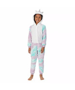 Saint Eve Girls Size Large 14/16 Soft Purple One Piece Unicorn Pajama NWT - $8.99