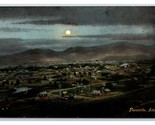 Birds Eye View Night Pocatello Idaho ID UNP DB Postcard P19 - $5.89