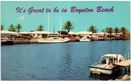 Vintage Boynton Beach Florida Unused Postcard - £37.49 GBP