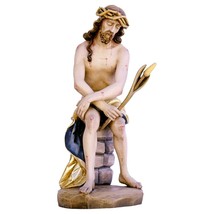 Resting Jesus Wooden Statue, Life size available, Saint Sacred Religious Statues - £47.67 GBP