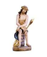 Resting Jesus Wooden Statue, Life size available, Saint Sacred Religious... - $81.24 CAD