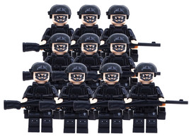 Modern Counter Terrorism Response Unit ( CTRU ) 10pcs Set D - $14.89