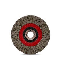 Z-LION 4&quot; Diamond Flap Sanding Disc Grit 60 with 5/8&quot;-11 Hub for Angle G... - $56.99