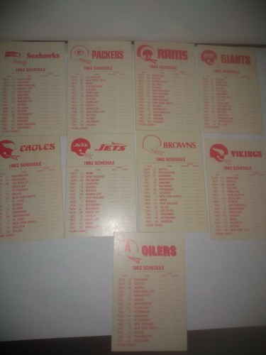 Lot of 22 Helmet or Mascot 1982 Fleer Football In Action Stickers Patches Item image 2