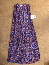 LulaRoe Joy Duster Sleeveless S Small New with Tags - Feathers Fall colors - £7.56 GBP