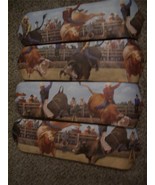 CUSTOM RUSTIC RODEO COWBOY LASSO CALF ROPING BULL RIDER CEILING FAN - $2,184.39 MXN