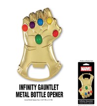 Marvel Comics Infinity Wars Infinity Gauntlet Metal Bottle Opener NEW UNUSED - £5.85 GBP