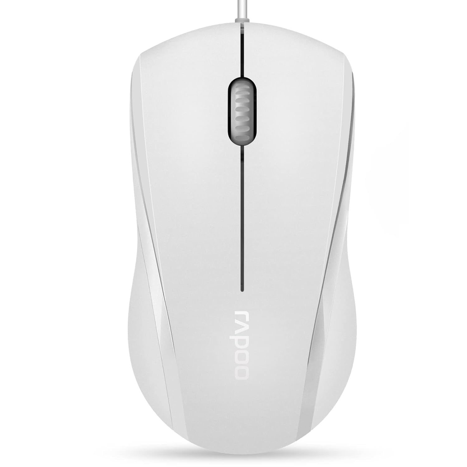 Rapoo N1600 3-Button Quiet Wired Mouse, 1000DPI Optical Mouse, Quiet Button, Erg - £15.79 GBP