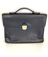 Authentic Vtg LANCEL Briefcase Business Messenger Laptop Leather Lock Ba... - $79.00