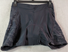 Nice Win Biker Shorts Mens Medium Black Dark Wash Pockets Elastic Waist ... - £13.72 GBP