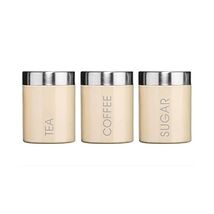 Premier Housewares Liberty Tea, Coffee and Sugar Canisters - Cream, Set ... - $90.00