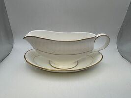 Waterford Fine China LISMORE GOLD Gravy Boat with Underplate - $99.99