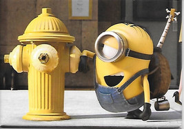 Minions Movie Minion Stuart Beside a Fire Hydrant Refrigerator Magnet NE... - $3.99