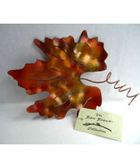 Burnished Copper Grape Leaf Table Decoration by Copper Leaf (#8819) - $380.13 MXN