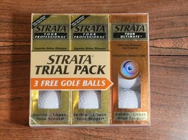 Strata Tour Professional 2 Superior Driver &amp; 1 Ultimate Distance Golf Balls NEW - £15.54 GBP