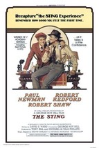 The Sting Paul Newman Robert Redford Robert Shaw 8x12 inch movie poster - £12.78 GBP