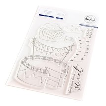 Pinkfresh Studio Clear Stamp Set 4&quot;X6&quot;-Sweet Day PF199223 - £17.00 GBP