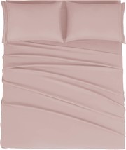 Mejoroom King Size Bed Sheet Set - Hotel Luxury 1800 Bedding, King, Dust... - $42.99