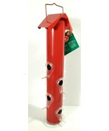 Metal Tube Wild Bird Feeder Perky Pet Wild Mixed or Sunflower Seed Hanging - $9.39 CAD
