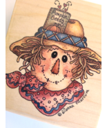 Dianna Marcum Stampassions Rubber Stamp  Pumpkin Seed Scarecrow NEW VTG ... - £55.94 GBP