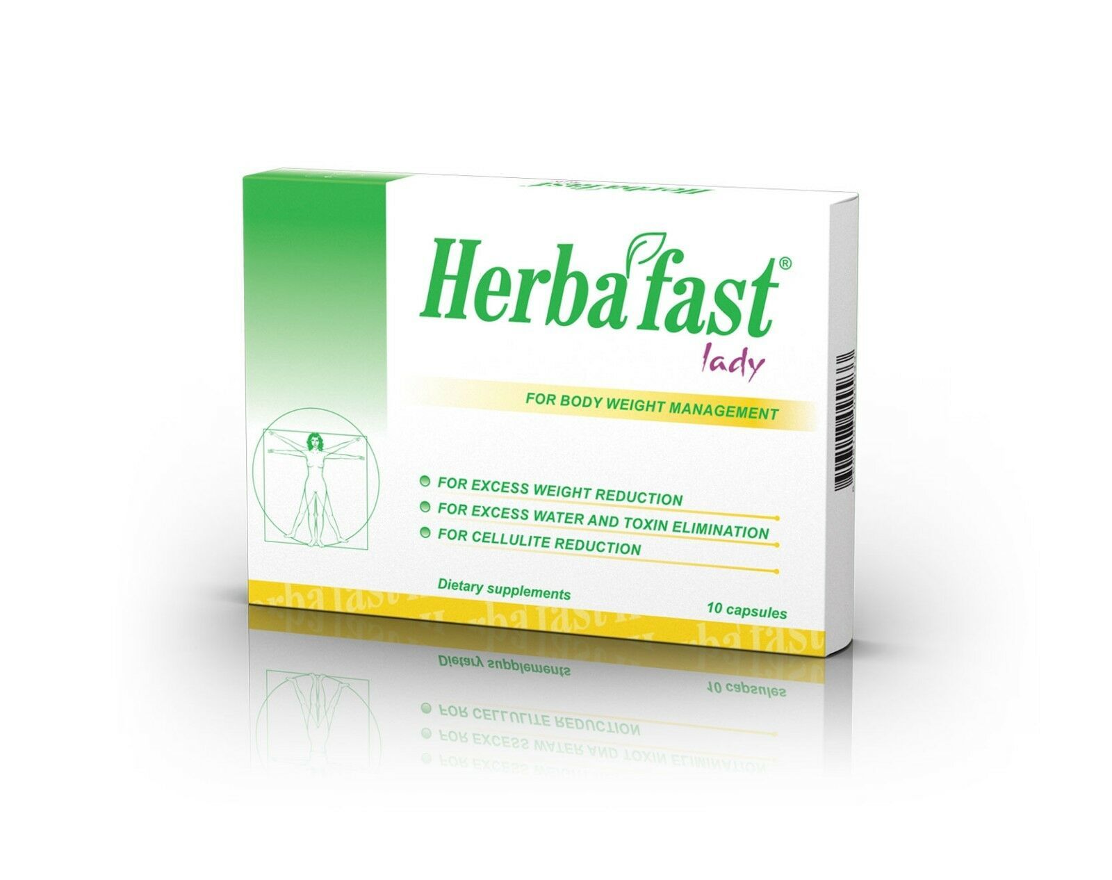 Herbafast Lady Powerful antioxidant natural Fat burner Cellulite breaker 10 caps - $27.61