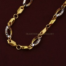 Unisex Italian Turkey chain 916% 22k Gold Chain Necklace Daily wear Jewelry 110 - £3,039.80 GBP+