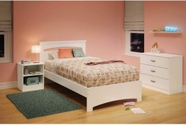 In Pure White, The South Shore (Soucs Libra Bed Set) Is Available. - £203.96 GBP