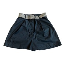 Jason Wu Black Shorts w/ Belt Cotton High-Rise Size Small Women&#39;s NWOT - $39.91