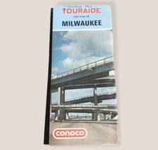Conoco Touraide City Map Of Milwaukee Vintage 1971 - £3.35 GBP