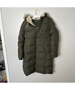 LAUREN RALPH LAUREN Jacket Parka Ladies Size S Green Hooded Lined - $54.87