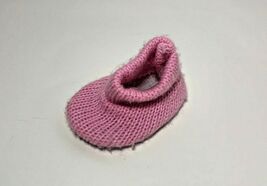 American Girl Bitty Baby Snuggly Sweater ONE left replacement shoe pink ... - $6.23