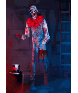 HALLOWEEN 2025! 7FT. ARTY PAINT THE TOWN BLOOD RED CLOWN ANIMATRONIC WAT... - $8,340.46 MXN