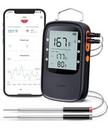 Govee Probes X2 Smart Wireless Bluetooth Meat Thermometer I Smoker Oven I BBQ - $17.75