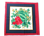 Watermelon & Slice Crafting Sewing Pillow Panel 17.75 " x 18" Cranston Vintage