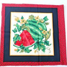 Watermelon &amp; Slice Crafting Sewing Pillow Panel 17.75 &quot; x 18&quot; Cranston V... - $6.92