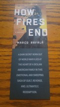 How Fires End Novel Marco Rafala Bookmark Tran Nguyen Little a - £9.58 GBP